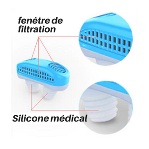 Silicone anti ronflement